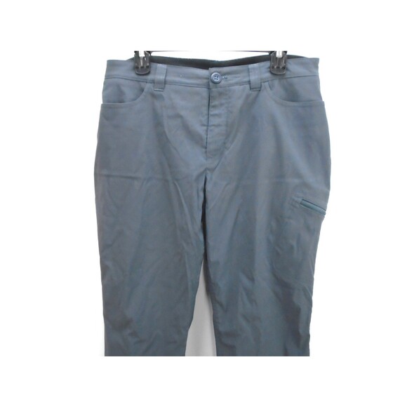 Eddie Bauer Pants Rainier Women Size 12 (34x32) Gray Fleece Lined Jogger - Picture 2 of 10